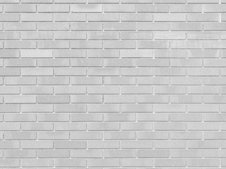 White Brick wall Background of white stone texture with light leak, vintage style