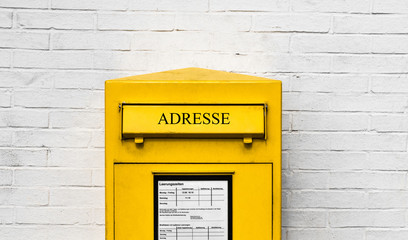 Postadresse Briefkasten