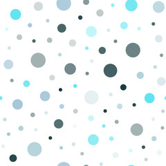 Light Pink, Blue vector seamless background with bubbles.