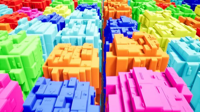 Close Up Building Toy Brick