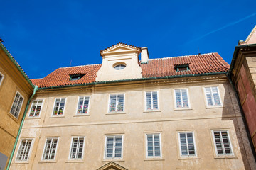 Fototapeta na wymiar Beautiful building at the Prague Castle
