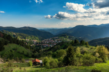 mountain village in bulgaria