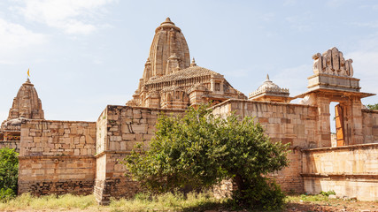 Fototapeta na wymiar Temple in Chittorgarh, India