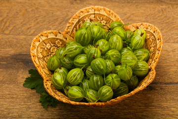 Gooseberries in the bowl