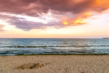 Sunny beach village by the Black Sea, Bulgaria