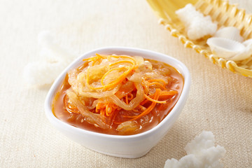 Delicious Japanese food, fresh snacks