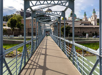 Fototapeta premium Mozartsteg in Salzburg