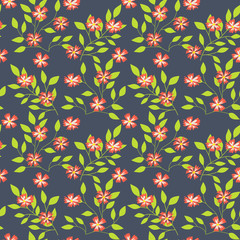 Modieus patroon in kleine bloemen. Floral naadloze achtergrond voor textiel, stoffen, covers, wallpapers, print, geschenkverpakking en scrapbooking. Rasterkopie