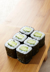 Delicious Japanese food, fresh sushi