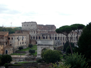 Foro Romano, en la ciudad de Roma.