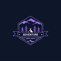 Camp logo design