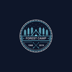 Summer camp logo