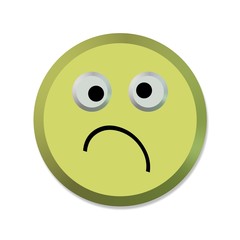 Emoji mit schlechter Laune