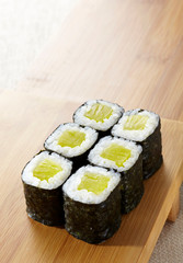 Delicious Japanese food, fresh sushi