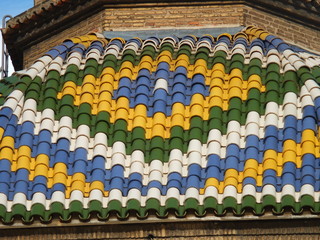 Tile Pattern Of Basilica de Nuestra Se&ntilde;ora de Pilar