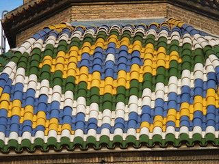 Tile Pattern Of Basilica de Nuestra Señora de Pilar