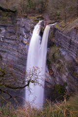 Waterfall of Goiuri in Alava, Spain