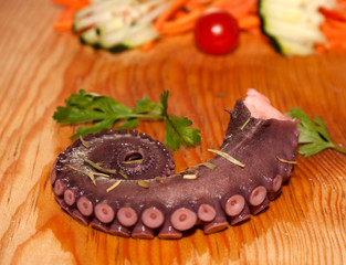 Octopus to fine herbs and vegetables
