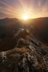 Sunrise at St. John under the Cliff 