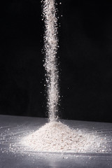 perlite for hydroponics vegetable on the pile