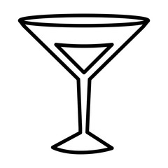 Cocktail glass icon 