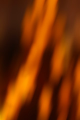 Abstract impression of fire or light - deliberately blurred image