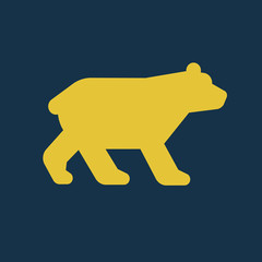 web design icon and symbol. Flat vector sign isolated on blue background. Simple vector illustration for graphic and web design.