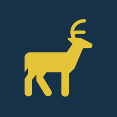 web design icon and symbol. Flat vector sign isolated on blue background. Simple vector illustration for graphic and web design.