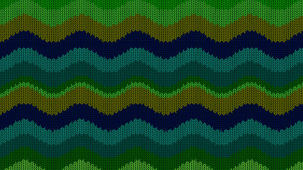 Background with a knitted texture, imitation of wool. Multicolored diverse lines.