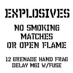Obraz premium Armed forces stencil sign collection