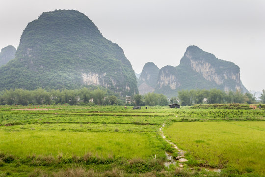 Rock formation in the south of China