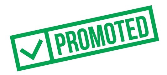 Promoted typographic stamp