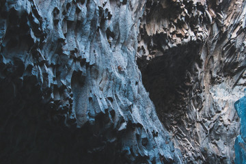 Part of the rock in Italy. Colors and textures.