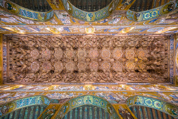 The Palatine Chapel from the Norman Palace (Palazzo dei Normanni) in Palermo. Sicily, Italy.