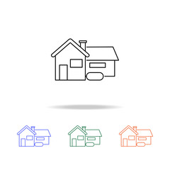 house icon. Elements of real estate in multi colored icons. Premium quality graphic design icon. Simple icon for websites, web design, mobile app