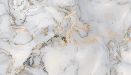 Acrylic prints Marble White curly marble