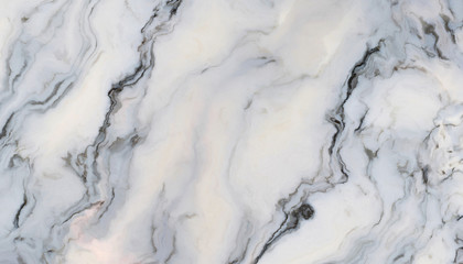 Naklejka premium White curly marble