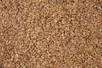 Flax seeds. Background, texture.