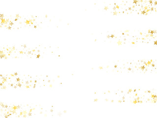 Magic gold sparkle texture vector star background.