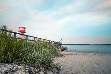 Norddeutschland Eckernförde Ostsee Strand Leuchtturm Küste 