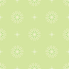 seamless pattern abstract ethnic green floral geometric