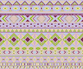 American indian pattern tribal ethnic motifs geometric vector background.