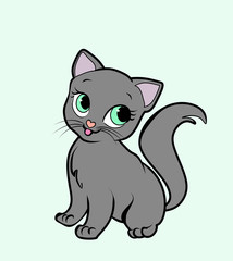 illustration of a cat