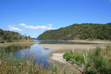Fototapeta na wymiar Lake Rotomahana Neuseeland