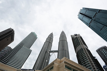 Rascacielos y torres Petronas, Kuala Lumpur (Malasia).
