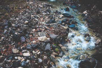 Stream in the mountains.
