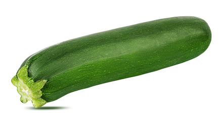 Fresh vegetable marrow isolated on white background