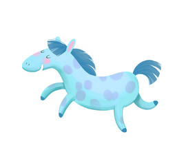 Cute Horse. Symbol of the Chinese New Year