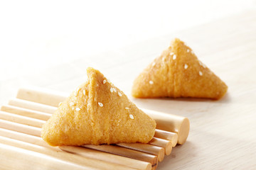 Delicious Japanese food, tofu sushi