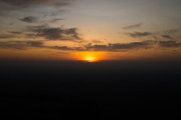 Fototapeta na wymiar Sunrise on the Savannah (Masai Mara)